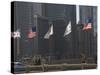 Flags, Chicago, Illinois, United States of America, North America-Robert Harding-Stretched Canvas