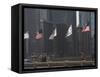 Flags, Chicago, Illinois, United States of America, North America-Robert Harding-Framed Stretched Canvas