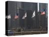 Flags, Chicago, Illinois, United States of America, North America-Robert Harding-Stretched Canvas