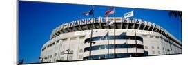 Flags in Front of a Stadium, Yankee Stadium, New York City, New York, USA-null-Mounted Photographic Print