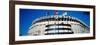 Flags in Front of a Stadium, Yankee Stadium, New York City, New York, USA-null-Framed Photographic Print