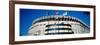 Flags in Front of a Stadium, Yankee Stadium, New York City, New York, USA-null-Framed Photographic Print