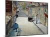 Flags in Mosnier Street-Edouard Manet-Mounted Giclee Print