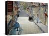 Flags in Mosnier Street-Edouard Manet-Stretched Canvas