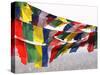 Flags in Nepal-nevenm-Stretched Canvas