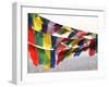 Flags in Nepal-nevenm-Framed Photographic Print