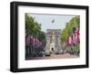 Flags Lining Mall to Buckingham Palace for President Obama's State Visit in 2011, London, England-Walter Rawlings-Framed Photographic Print