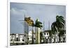 Flags Link Getsemani with El Centro Districts of Cartagena, Colombia-Jerry Ginsberg-Framed Photographic Print