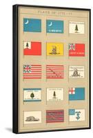 Flags of 1775-77-null-Framed Art Print