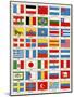 Flags of Forty Countries About 1890-null-Mounted Giclee Print