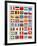 Flags of Forty Countries About 1890-null-Framed Giclee Print