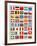 Flags of Forty Countries About 1890-null-Framed Giclee Print