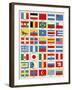 Flags of Forty Countries About 1890-null-Framed Giclee Print