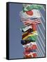 Flags of the Nations, Athens, Greece-Paul Sutton-Framed Stretched Canvas