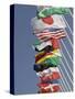 Flags of the Nations, Athens, Greece-Paul Sutton-Stretched Canvas