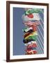 Flags of the Nations, Athens, Greece-Paul Sutton-Framed Photographic Print