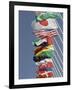 Flags of the Nations, Athens, Greece-Paul Sutton-Framed Photographic Print