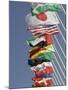 Flags of the Nations, Athens, Greece-Paul Sutton-Mounted Photographic Print