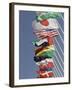 Flags of the Nations, Athens, Greece-Paul Sutton-Framed Photographic Print