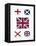 Flags of the United Kingdom, The Union Jack and Its Components-null-Framed Stretched Canvas