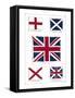 Flags of the United Kingdom, The Union Jack and Its Components-null-Framed Stretched Canvas