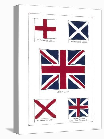 Flags of the United Kingdom, The Union Jack and Its Components-null-Stretched Canvas