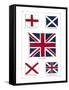 Flags of the United Kingdom, The Union Jack and Its Components-null-Framed Stretched Canvas