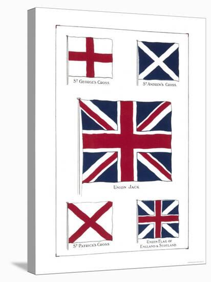 Flags of the United Kingdom, The Union Jack and Its Components-null-Stretched Canvas