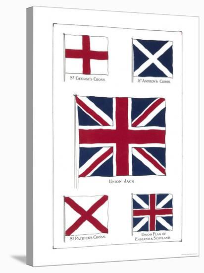 Flags of the United Kingdom, The Union Jack and Its Components-null-Stretched Canvas