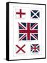 Flags of the United Kingdom, The Union Jack and Its Components-null-Framed Stretched Canvas