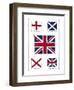 Flags of the United Kingdom, The Union Jack and Its Components-null-Framed Premium Giclee Print