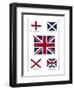 Flags of the United Kingdom, The Union Jack and Its Components-null-Framed Premium Giclee Print