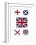 Flags of the United Kingdom, The Union Jack and Its Components-null-Framed Giclee Print