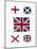 Flags of the United Kingdom, The Union Jack and Its Components-null-Mounted Giclee Print