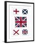 Flags of the United Kingdom, The Union Jack and Its Components-null-Framed Giclee Print