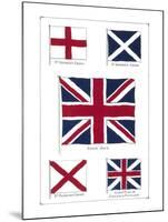 Flags of the United Kingdom, The Union Jack and Its Components-null-Mounted Giclee Print