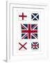 Flags of the United Kingdom, The Union Jack and Its Components-null-Framed Giclee Print