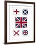 Flags of the United Kingdom, The Union Jack and Its Components-null-Framed Giclee Print