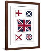 Flags of the United Kingdom, The Union Jack and Its Components-null-Framed Giclee Print