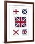 Flags of the United Kingdom, The Union Jack and Its Components-null-Framed Giclee Print