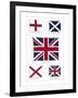 Flags of the United Kingdom, The Union Jack and Its Components-null-Framed Giclee Print