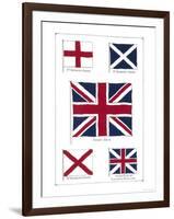 Flags of the United Kingdom, The Union Jack and Its Components-null-Framed Giclee Print