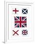 Flags of the United Kingdom, The Union Jack and Its Components-null-Framed Giclee Print