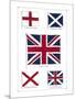 Flags of the United Kingdom, The Union Jack and Its Components-null-Mounted Giclee Print