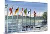 Flags on Lac Leman, 2010-Vincent Alexander Booth-Mounted Giclee Print