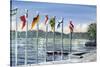 Flags on Lac Leman, 2010-Vincent Alexander Booth-Stretched Canvas