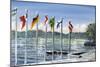 Flags on Lac Leman, 2010-Vincent Alexander Booth-Mounted Giclee Print