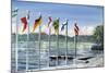 Flags on Lac Leman, 2010-Vincent Alexander Booth-Mounted Giclee Print