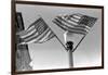 Flags on Lightpost-Russell Lee-Framed Photographic Print