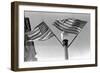 Flags on Lightpost-Russell Lee-Framed Photographic Print